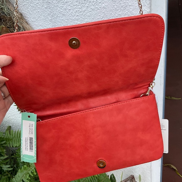 Lovely Burnt Orange Urban Expressions Kaili Woven Purse NWT - Picture 7 of 10